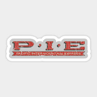 P.I.E Pacific Intermountain Express 1927 Sticker